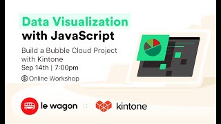[ Le Wagon Tokyo x Kintone ] Build a Bubble Cloud Generator workshop screenshot 1