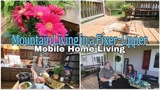 Mountain Living in an Ole Fixer-Upper / Mobile Home Living
