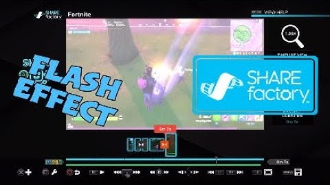 How to make Advanced Flash effect in Sharefactory (EASY) #sharefactory