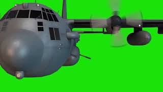 Green Screen Airplane (Free Green Screen)