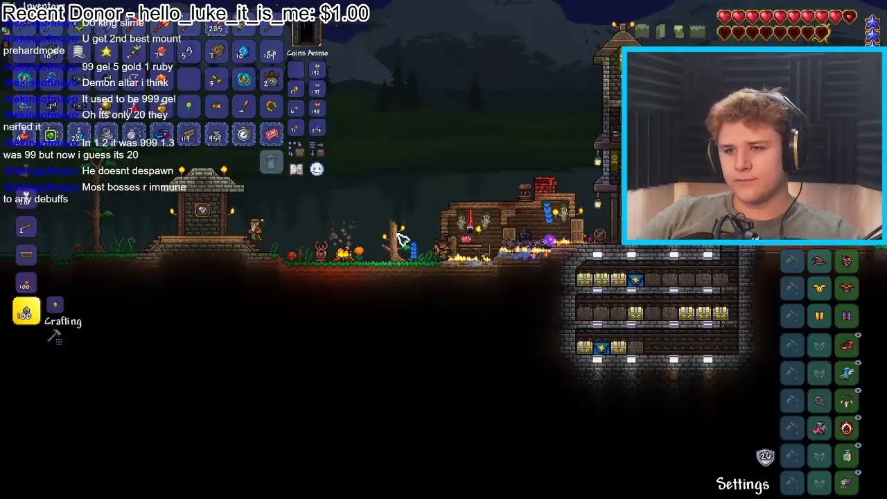 Terraria 1.4 MASTER MODE (ep. 8) FINALLY GETTING A SHARKTOOTH