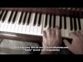 Piano lesson for beginners "Smile"