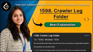 1598. Crawler Log Folder || Leetcode Daily Challenge #Leetcode #problem-solvig #codingproblems