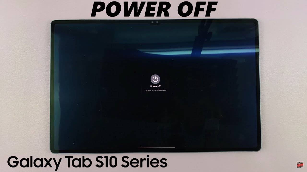 How To Turn OFF Samsung Galaxy Tab S10 / S10 Ultra - YouTube