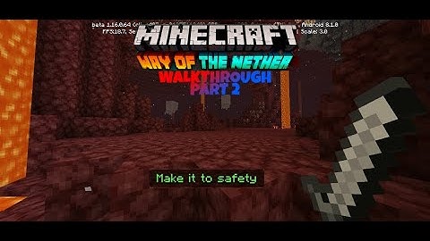 Minecraft Pocket Edition [ The Way Of Nether ] Walkthrough Part 2