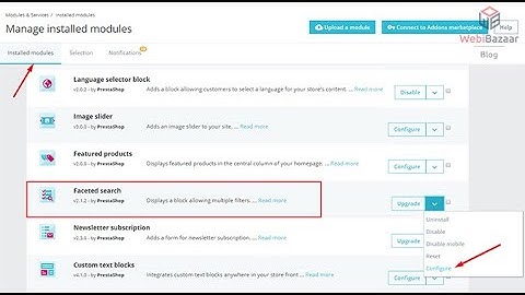 How To Manage The Faceted Search Module In PrestaShop 1.7