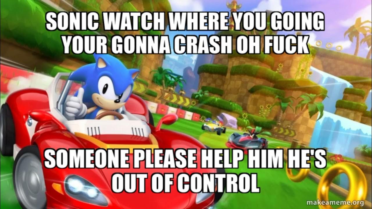 Sonic Crashes Into A Forest And Dies - YouTube