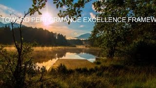 THE TOWARD PERFORMANCE EXCELLENCE FRAMEWORK