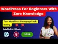 How to Create a Static Homepage in WordPress for Beginners Step by Step No Confusion
