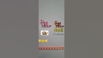 #Shorts - Snail - 24 pieces magic snake puzzle #toys #snakecube #rubiksnake #diy #craft