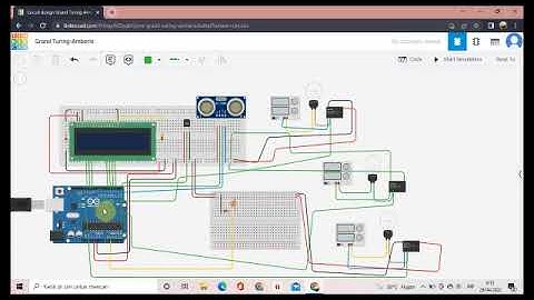 belajar arduino di tinkercad-Implementasi 3 Sensor (Suhu, Ultrasonik, Cahaya)