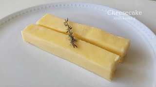 電子レンジで2分！タッパーでできる！濃厚チーズケーキ作り方 Cheesecake 치즈 케이크