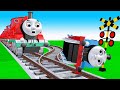  thomas friends and 2 smart trains railroad crossing animation 1