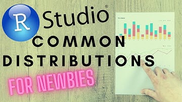 TUTORIAL COMMON DISTRIBUTIONS USING R STUDIO | PDF FUNCTIONS | EXPLANATION | PLOTTING | 4 NEWBIES