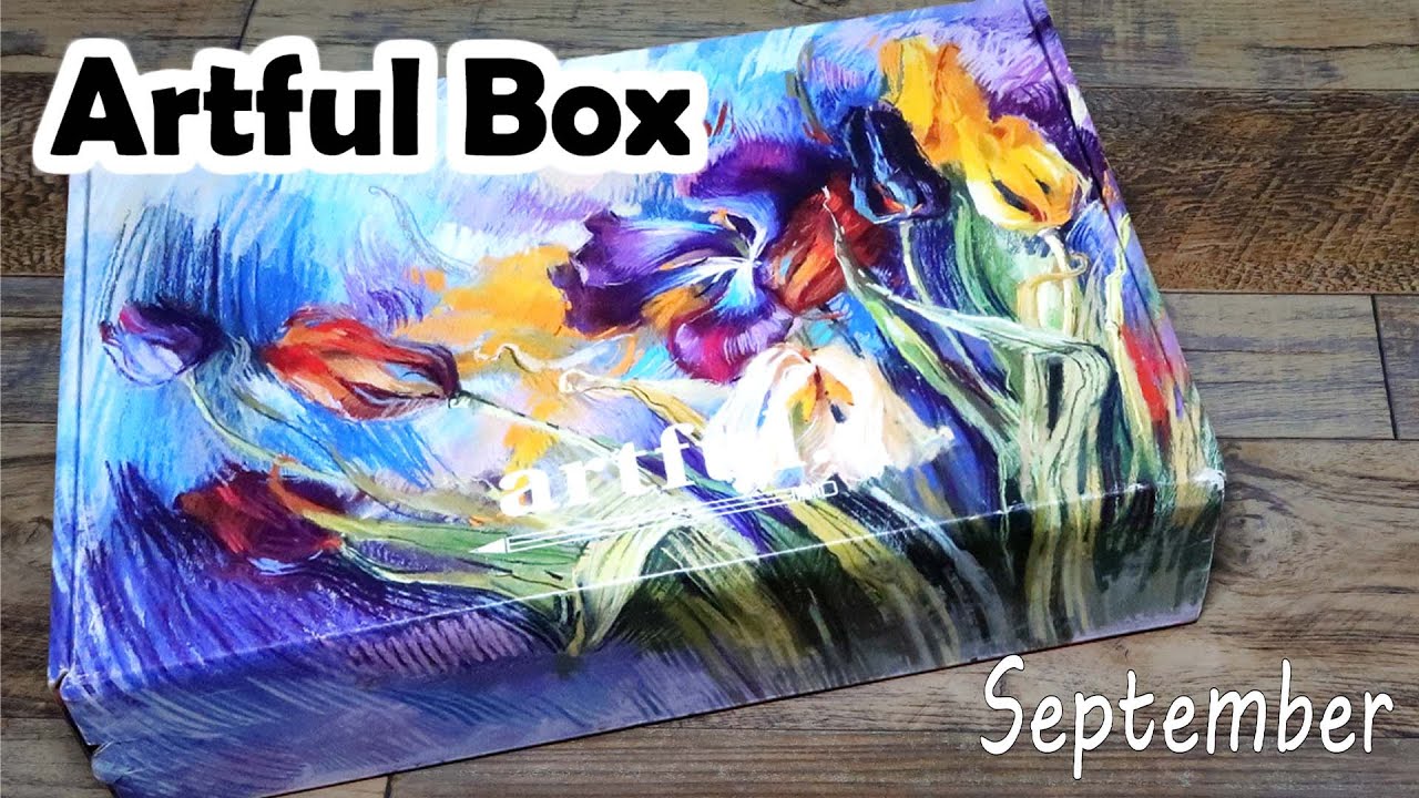 Artful Box September Unboxing Mystery Art Supplies YouTube