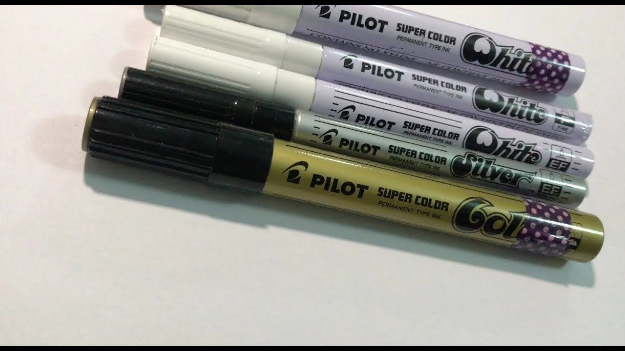 Marcadores permanentes Super Color de Pilot