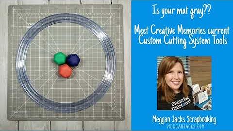 New vs Old Creative Memories Custom Cutting System Tools