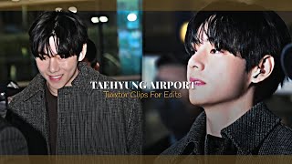Taehyung - New Airport Look Twixtor Clips For Edits