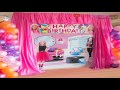 Barbie Theme Decoration Ideas