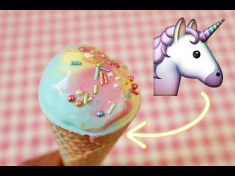 Helado de UNICORNIO 🌈 sin máquina