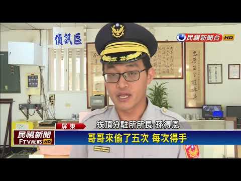 吃好逗相報連續偷香油錢 兄妹檔遭逮－民視新聞