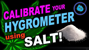 Hoe kalibreer je een hygrometer met zout en water - Uitlegvideo