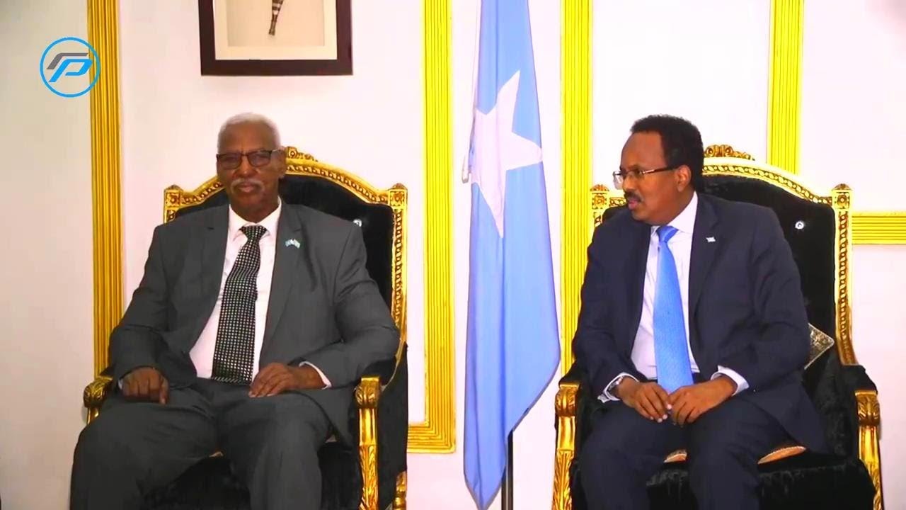 Madaxweyne Farmaajo Iyo Xaaf Oo Muqdisho Ku Kulmay
