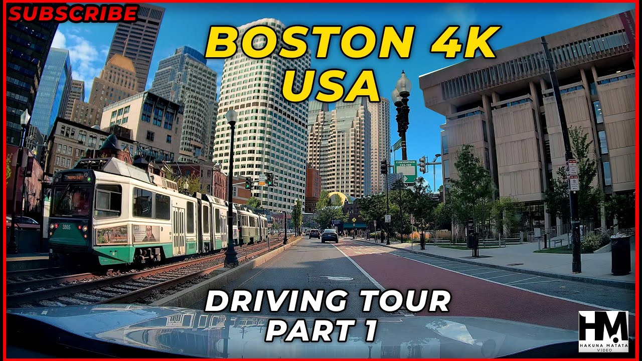 Drive Through Boston’s Best Neighborhoods and Landmarks 4K Tour 