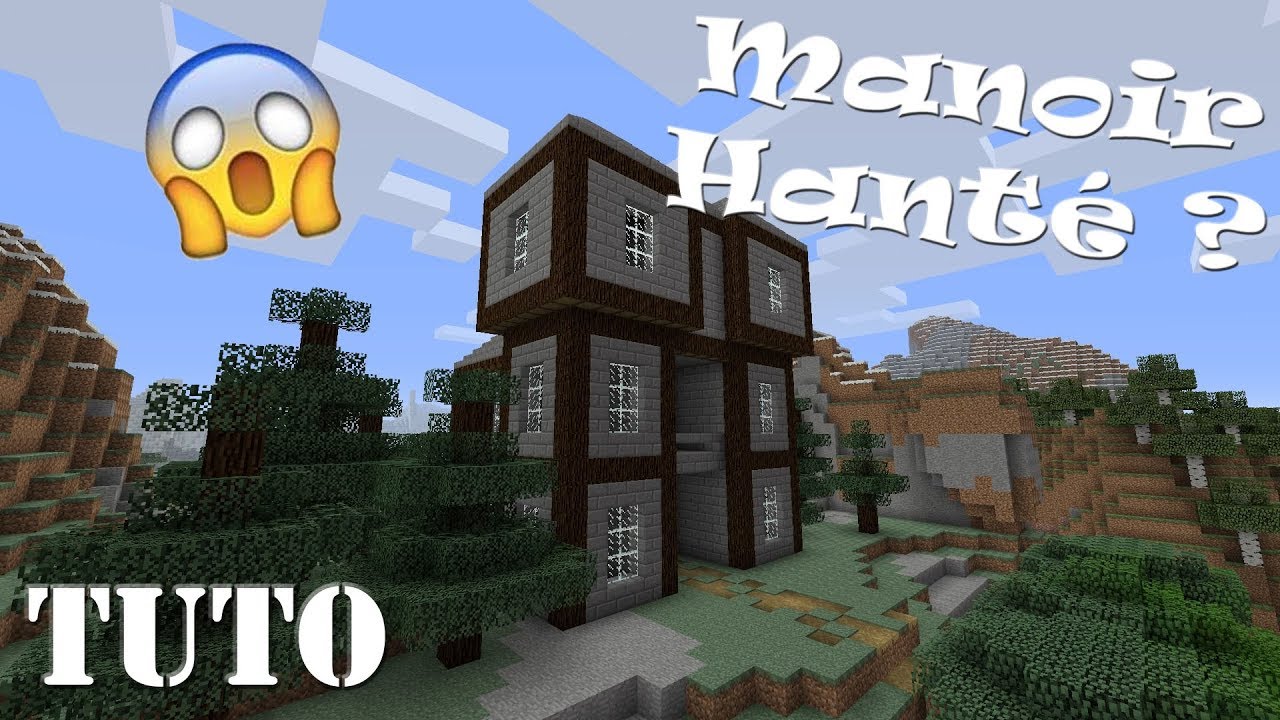 MINECRAFT - Comment faire un MANOIR HANTÉ ??? (ps4) - YouTube