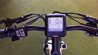 Bafang DP C07.UART Electric Bike Display Settings