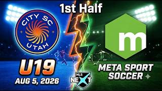 High-Press Execution Leads to 3-1 Half Time Lead! | City SC Utah U19 vs MetaSport FC