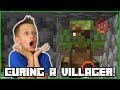 I CURED A ZOMBIE VILLAGER IN MINECRAFT!