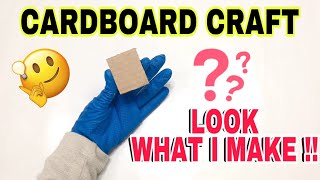 EASY CARDBOARD CRAFT | BEST OUT OF WASTE | DIY USING CARDBOARD | EASY CRAFT IDEA | CARDBOARD PROJECT by Creative Hud 1,240 views 3 years ago 4 minutes, 28 seconds