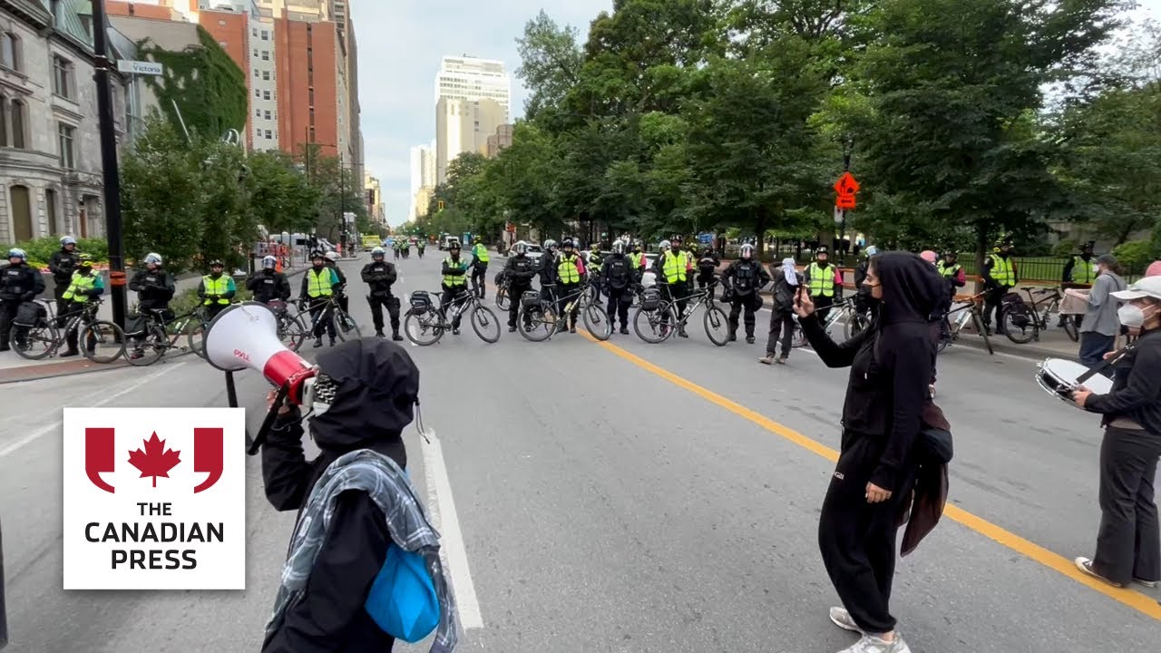 Police move in to clear McGill encampment