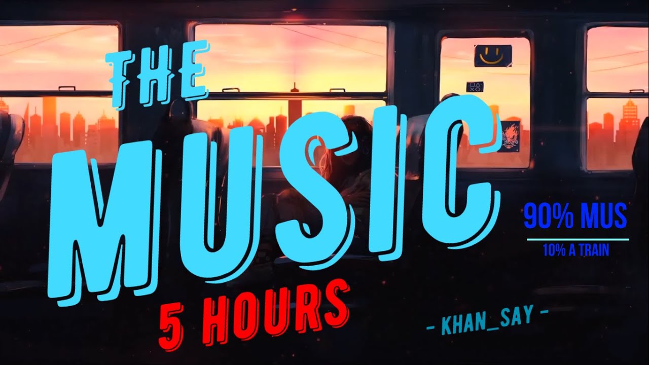 Relaxing music for work and study | Music 5 hours. A train relax. 5 часов музыки и шума поезда