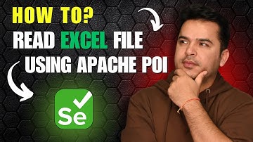 How to Read Excel File in Selenium Webdriver Using Apache POI