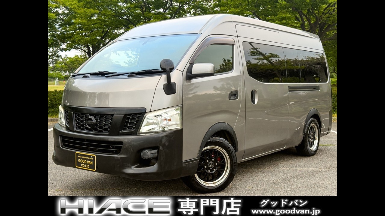 NISSAN NV350 CARAVAN 2015 YEAR HIGH ROOF WIDE SUPER LONG 4WD 日産 NISSAN NV350 CARAVAN 2015 YEAR HIGH ROOF WIDE SUPER LONG 4WD 日産