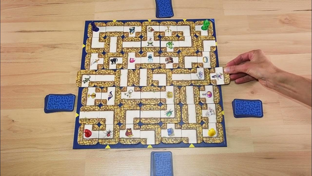 How to Play Labyrinth | The race for treasures in the moving maze 🧙‍♀️ -  YouTube | Gesellschaftsspiele