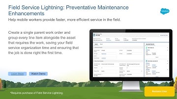 Field Service Lightning: Preventative Maintenance Enhancements