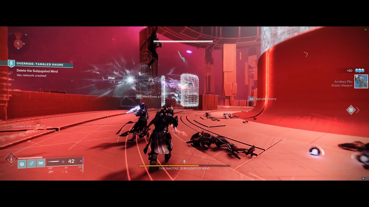 Crown Splitter w/ Lucent Blade + Whirlwind Blade x 5 + Energy Accelerant vs. Thesmotae