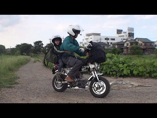 タックンです DAX ST70改でタンデム走行 touring with son by DAX HON - YouTube
