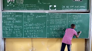 Complex Numbers 1Definition Addition Subtraction Multiplication And Division Of Complex Numbers