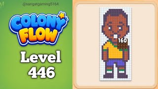 Colony Flow Level 446 game walkthrough