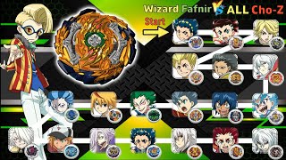 【Wizard Fafnir VS ALL Cho-Z】 Beyblade Burst Cho-Z / How many wins will he win against season3 베이블레이드