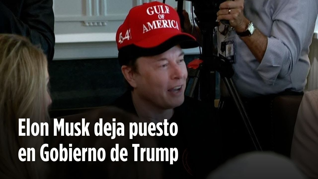 Elon Musk deja puesto en Gobierno de Trump - YouTube