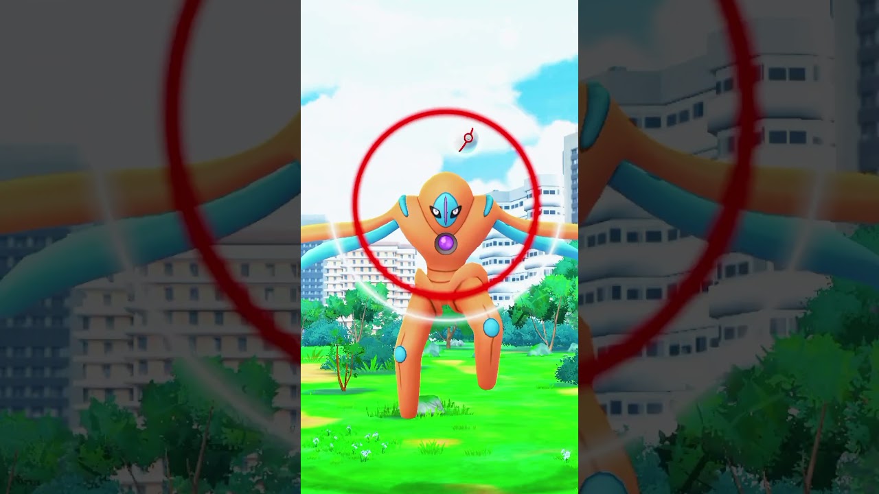 CAUGHT DEOXYS IN A LEGENDARY RAID!! 🛸🔥 | Pok&eacute;mon GO ✅ #shorts #pokemon