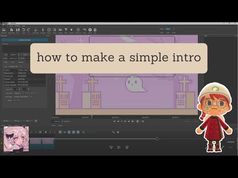 How I made my simple intro using SHOTCUT