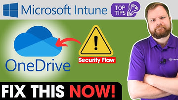 Microsoft OneDrive SECURITY FLAW - Fix This NOW with Microsoft Intune