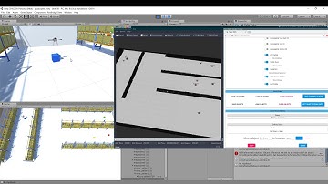 Move parcels with a simulated drone in Unity with ROS