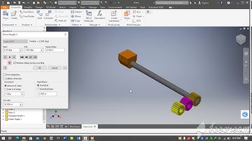 Membuat animasi mekanisme transmisi gear dengan Autodesk Inventor 2017